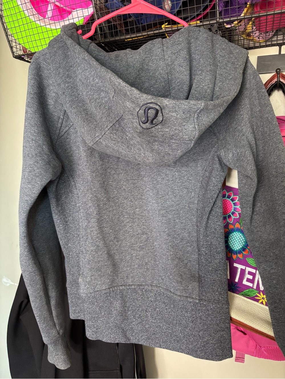 lululemon athletica Women's Heather Gray Hooded Jacket